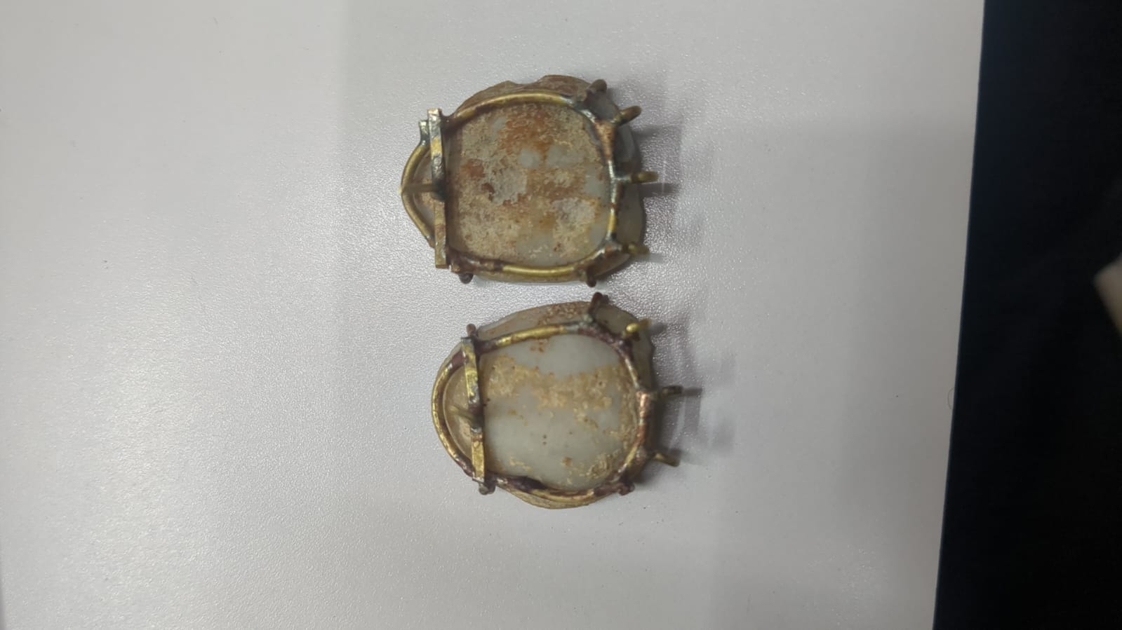 Geode Ear post, DIY Earrings, Gemstone, Handmade Earrings, Druzy, Minimalistic - 3 Bails