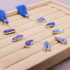 Handmade Pink Geode Pendant Necklace with Vibrant Stones