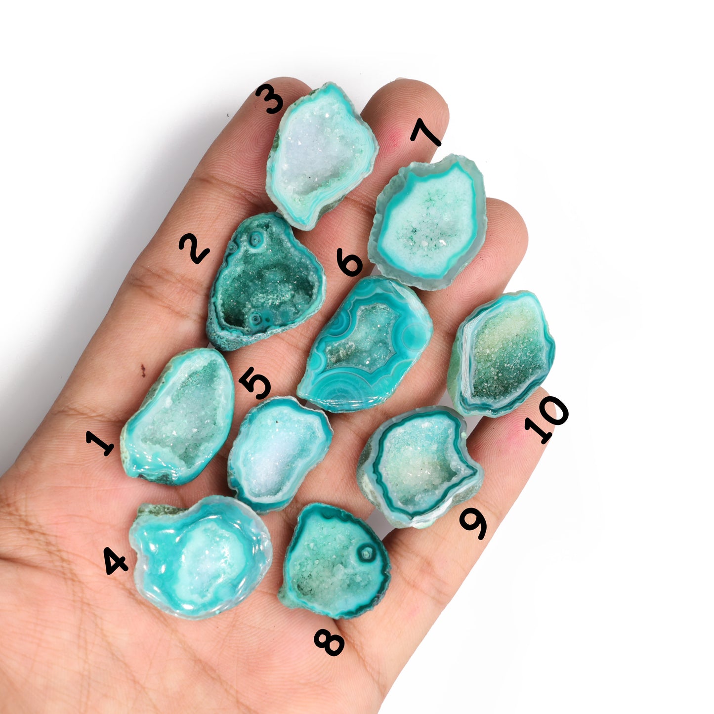 Geode druzy stone***You can Order Exact Piece as in Photos***