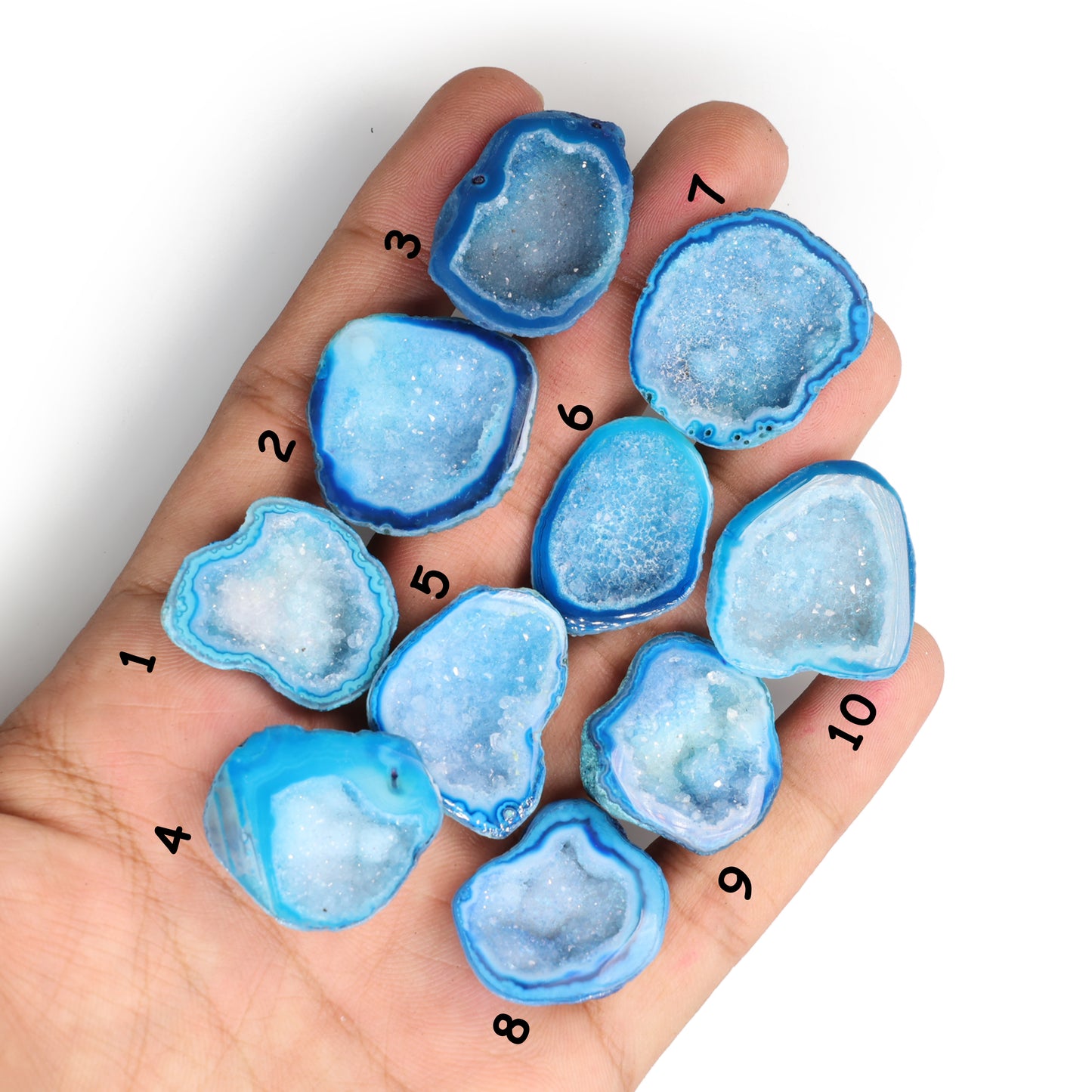 Geode druzy stone***You can Order Exact Piece as in Photos***