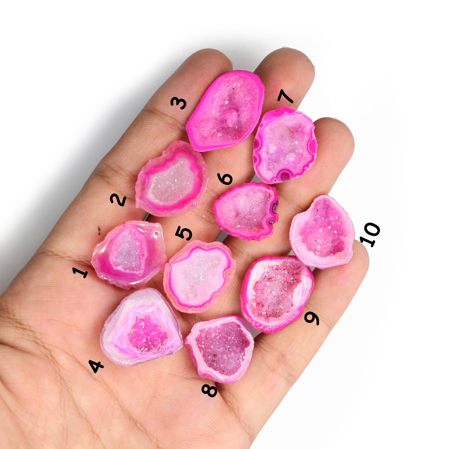 Geode druzy stone***You can Order Exact Piece as in Photos***