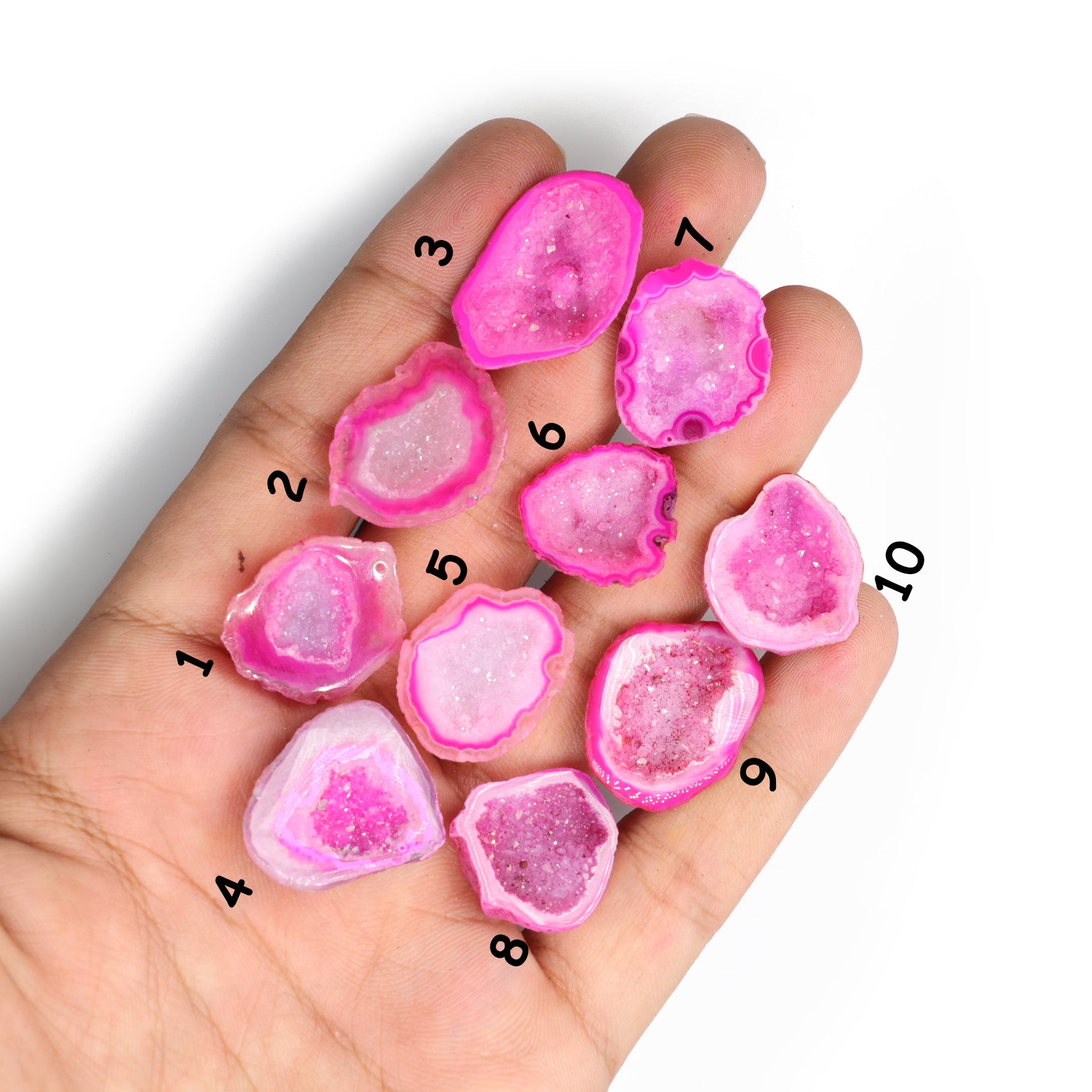 Geode druzy stone***You can Order Exact Piece as in Photos***