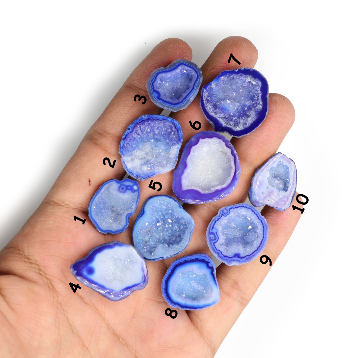 Geode druzy stone***You can Order Exact Piece as in Photos***