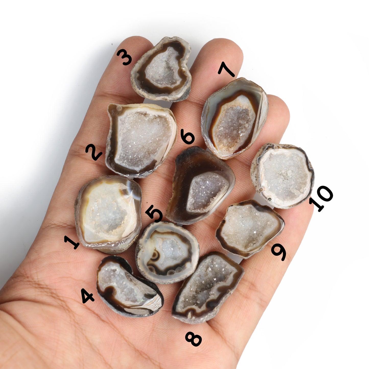 Geode druzy stone***You can Order Exact Piece as in Photos***