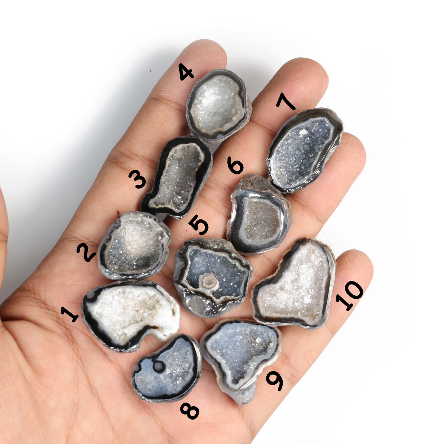 Geode druzy stone***You can Order Exact Piece as in Photos***