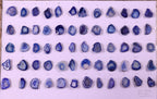 Geode Stones (Pendant) by Selection 25-30 mm Blue For Making Pendant Jewelry