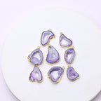 Purple Agate Geode Slice Druzy Connector 15-20 – Natural Gemstone Connector for Handmade Jewelry | Get Exact Piece Shown in the Picture