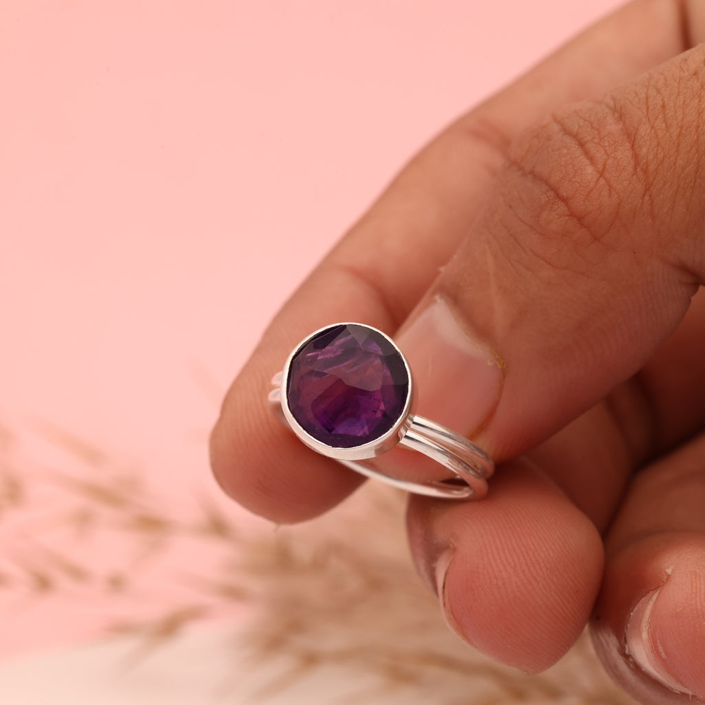 february birthstone ring