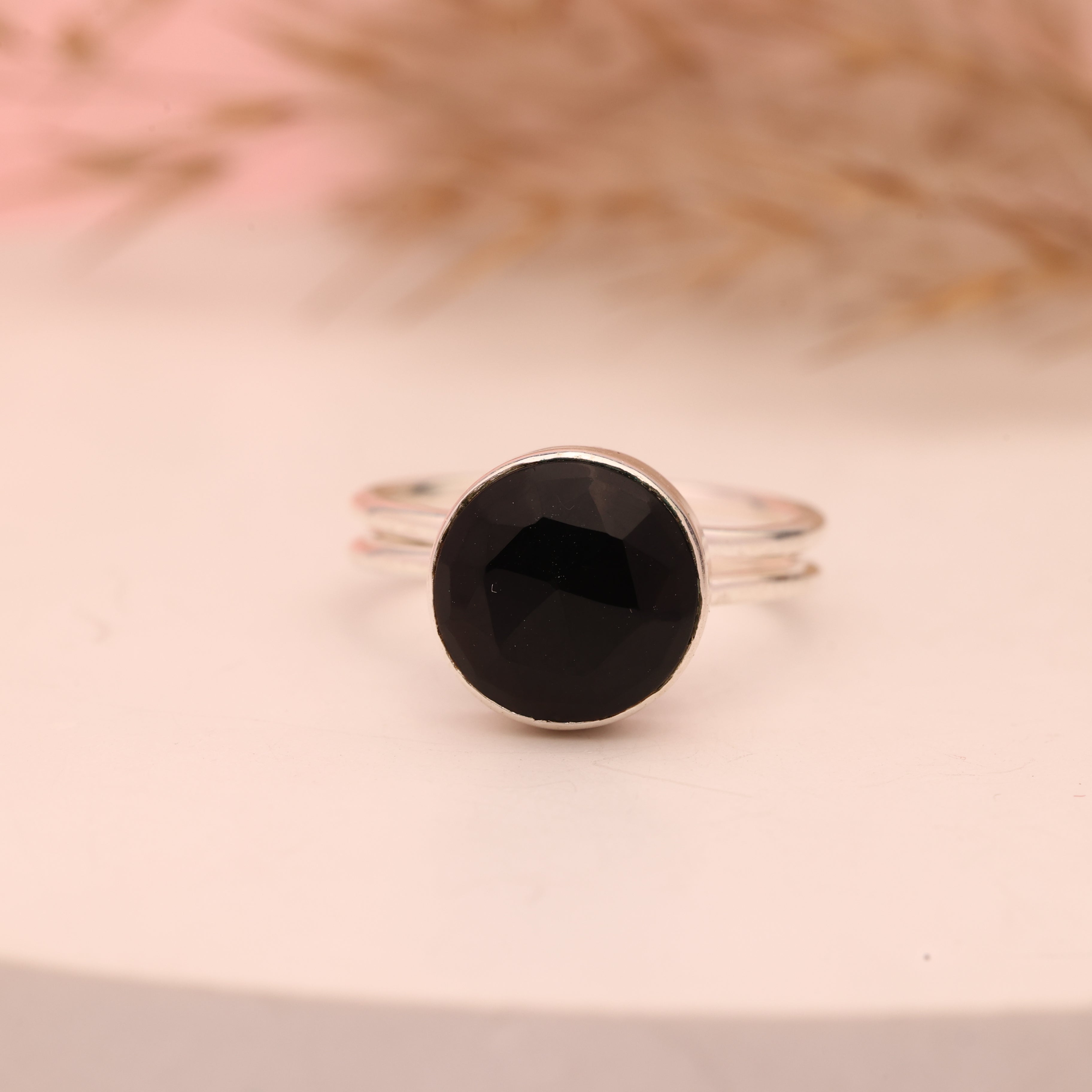 black onyx ring