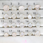 Rings by Selection Anokha Brass Gold Plated 10 - 20 MM white