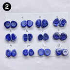 Geode Pairs by Selection 15-20mm Blue