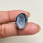 Black Geode Druzy Slice 20–25mm Bulk | Wholesale Agate Stone for Jewelry Makers