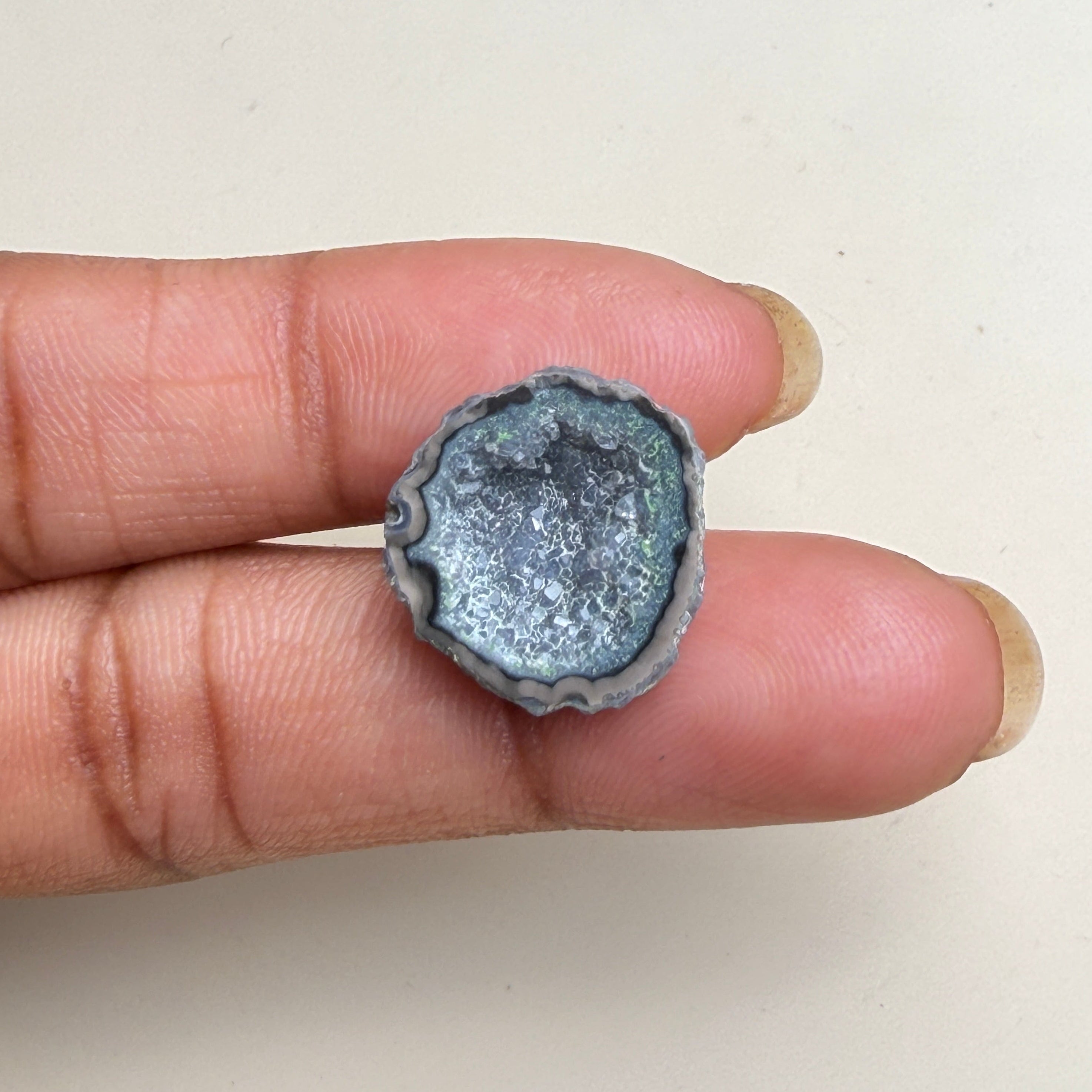 Wholesale Black Druzy Geode Agate | 20–25mm Jewelry Making Stones