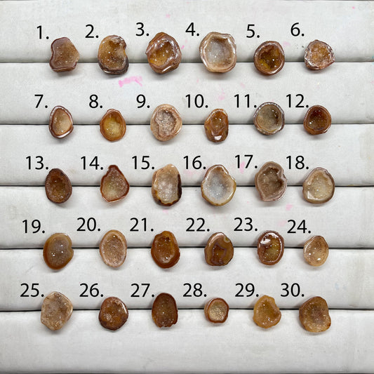 Anokha Kleine Geoden-Statement-Ringe, 15–25 mm, unbegrenztes Funkeln im Leben!!