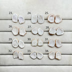 Geode Pairs by Selection 15 - 20 MM Milky White
