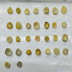 Small Beige Agate Geode Druzy Stones (15–20 mm) – Natural Crystal Pieces for Rings