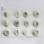 Geode Rings stone by Selection 15 - 25 MM White