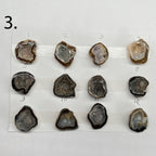 Geode Rings stone by Selection 20-30 MM Brown