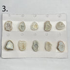 Geode Pendant stone by Selection 25 - 35MM White