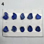Geode Pendant stone by Selection 25 - 35MM blue