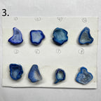 Geode Pendant stone by Selection 25 - 35MM Blue