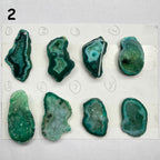 Geode Pendant stone by Selection 40-50mm GREEN