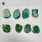 Geode Pendant stone by Selection 30-40mm green