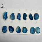 Geode Pendant stone by Selection 30- 35MM Aqua