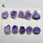 Geode Pendant stone by Selection 25 - 35MM Purple