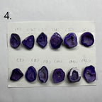 Geode Pendant stone by Selection 20- 25MM Purple