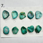 Geode Pendant stone by Selection 25 - 35MM Green