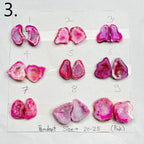 Geode Pairs by Selection 20- 25MM Pink