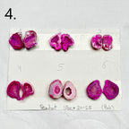 Geode Pairs by Selection 20- 25MM Pink