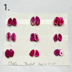 Geode Pairs by Selection 15 - 20 MM Pink