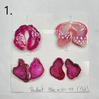 Geode Pairs by Selection 40- 50MM Pink