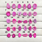 Geode Rings stone by Selection 15 - 25 MM Pink
