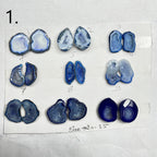 Geode Pairs by Selection 20- 25MM Blue