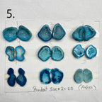 Geode Pairs ( Pendant) by Selection 20- 25MM Aqua