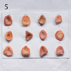Geode Rings stone by Selection 15 - 25 MM Orange