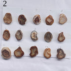 Geode Rings stone by Selection 15 - 25 MM Brown
