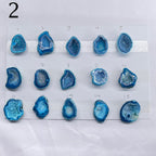 Geode Rings stone by Selection 15 - 25 MM Aqua
