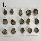 Geode Pendant stone by Selection 20 - 25MM Brown