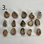 Geode Pendant stone by Selection 20 - 25MM Brown