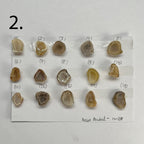 Geode Pendant stone by Selection 10- 20 mm Beige