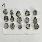 Geode Pendant stone by Selection 20 - 25MM Black