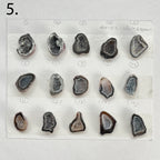 Geode Pendant stone by Selection 20 - 25MM Black