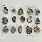 Geode Pendant stone by Selection 20 - 25MM Black