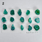 Geode Pendant stone by Selection 20 - 25MM Green