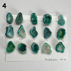 Geode Pendant stone by Selection 25 - 30MM Green