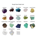 Ring Raw Crystal April Birthstone 25 - 35 mm Adjustable Band